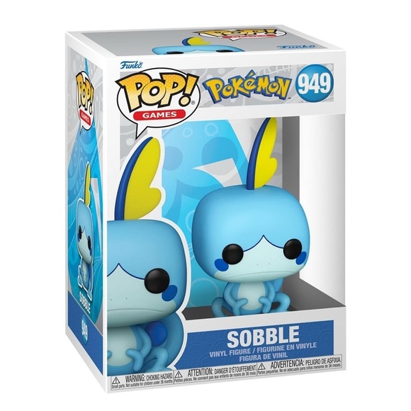 Funko Other - Funko Pop! Pokémon Sobble #949 Vinyl Figure – Collectible Pokémon Merchandise